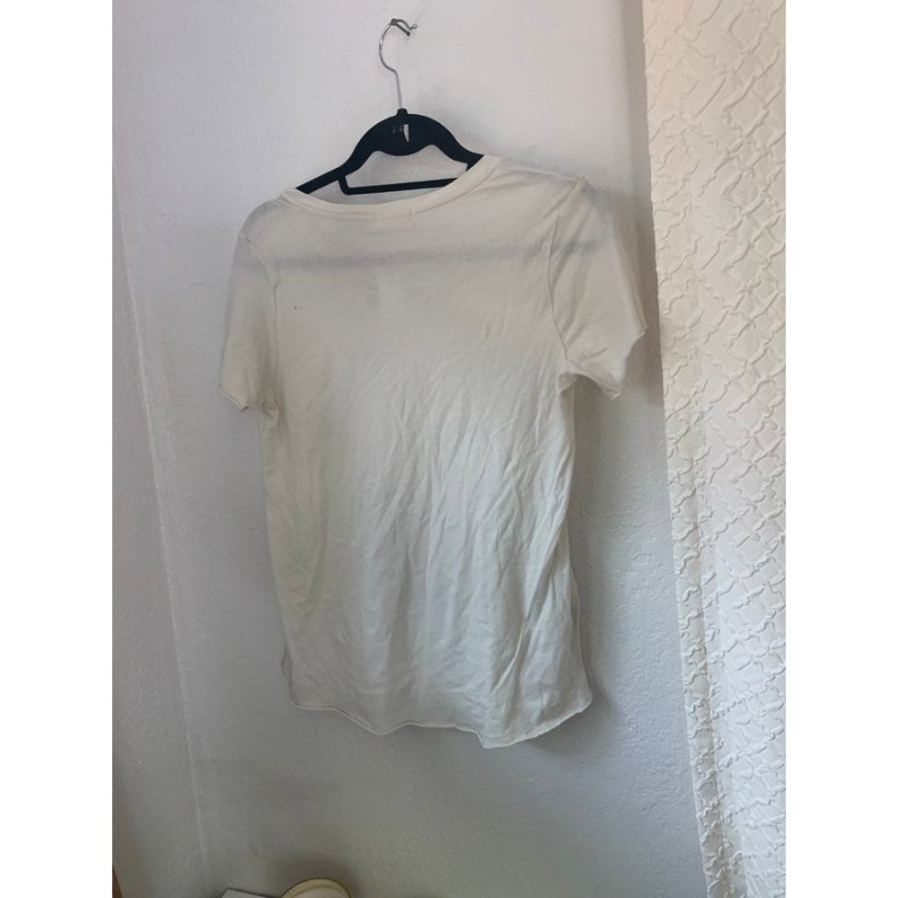 NWT VICI Super lush soft tee tshirt cream off white - Picture 5 of 6